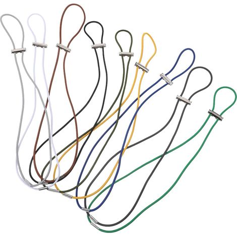 élastiques réglables pour sacs poubelle 70 cm lot de 9 (1/5)