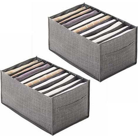 Boîte de rangement pour vêtements, T-shirts, jeans, chemises, système de rangement, boîte de rangement B (1/5)