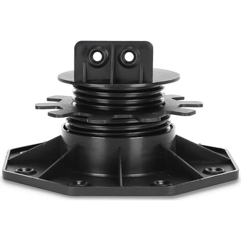 Wolketon Piedistalli regolabili 30-60 mm per travetti in legno o WPC, set da 50 (1/5)