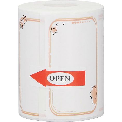 Rolle Thermodruckerpapier (220 Blatt), 50 x 30 mm, wasserfest, ölbeständig, selbstklebend