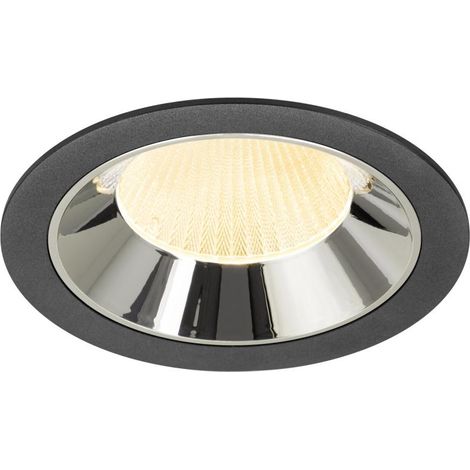 Spot encastré Numinos XL noir/chrome 3000K - 20 deg - 1009938 (1/3)