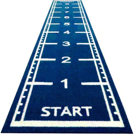 Sprint-Track - Blau - 10 x 2 m - 25 mm - Sprintbahn aus Kunstgras für Fitness & Sport