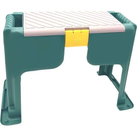 Gartenhocker mit Staufach Kniebank Sitzbank Arbeitshocker Kniestuhl Knieschutz (1/5)
