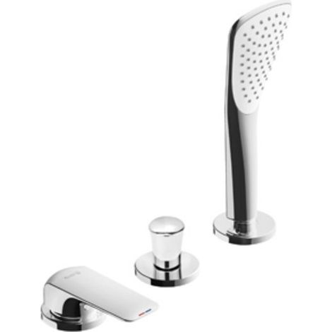 Kludi Ameo - Robinet de baignoire, 3 trous, chrome 414480575 (1/3)