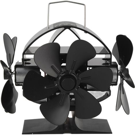 Heat-powered fan for wood stoves, wood burner fan, 18 blades, Eco Fire Fan (1/5)