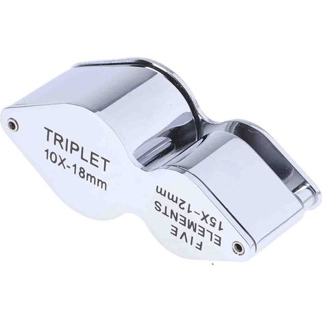 Loupe RS PRO, grossissement 10X, diam. lentille 12mm ( Prix pour 1 ) (1/5)