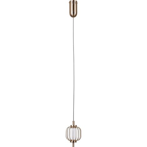 Lámpara colgante LED Pedro color oro italux PND-34405-1-HBR (1/3)