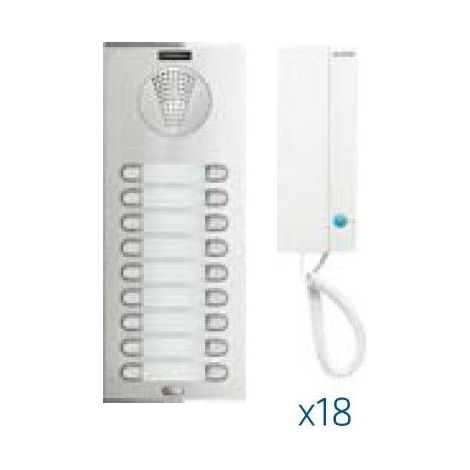Kit portero electronico Fermax 4874 cityline 18 lineas (1/2)