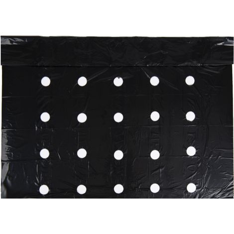 CCYKXA Perforated PE Agricultural Mulch Film, Mulch Tarpaulin for Vegetable Gardens and Gardens, Thermal Insulation, Durable Perforated Mulch Film for Agricultural Soil Cover, Moisture Retention and (1/5)