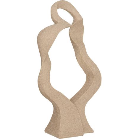 Objet décoratif organique Salma 22,5x13x43,5cm beige - Atmosphera créateur d'intérieur
