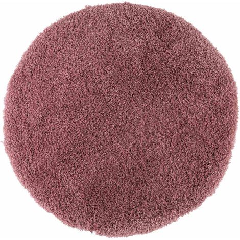 WOHNDIRECT Badezimmerteppich VIENNA - 1 Stück 70x70 cm, Altrosa