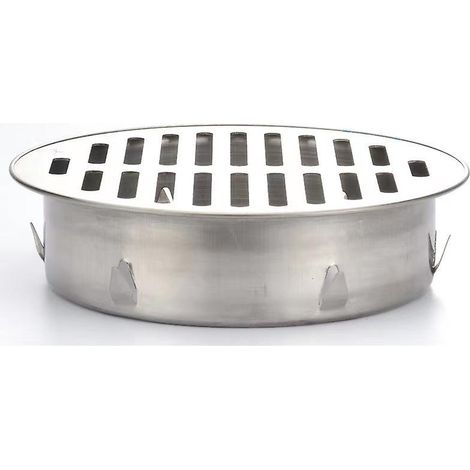 110mm201couvercle De Vidange Amovible En Acier Inoxydable - Pour Bonde De Douche - Anti-blocage - Pour Extrieur - Pour Balcon, Cour (1/5)