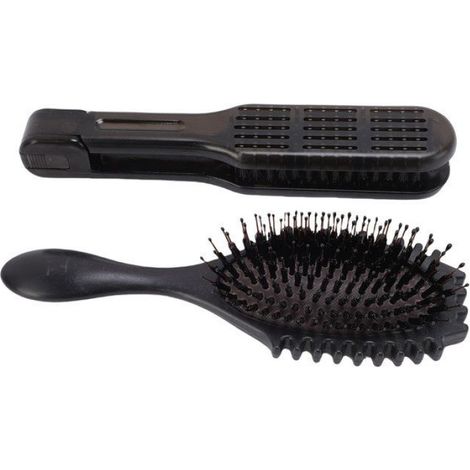 Fer A Lisser Double Face - Forme En V - Brosse Demelante - Pour Cheveux Boucles Et Raides - 1 Piece (1/5)