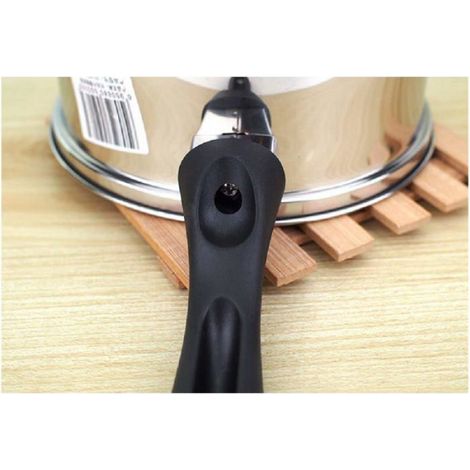 Poignée Casserole - Bakélite Anti-brûlure - Vis Incluse - Compatible Toutes Casseroles Poêles - Lot de 2 (1/5)