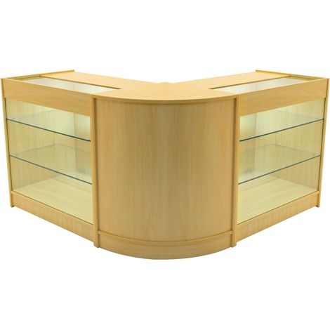 Helios LED Shop Counter Set CM60 & 2 x K900 - Maple