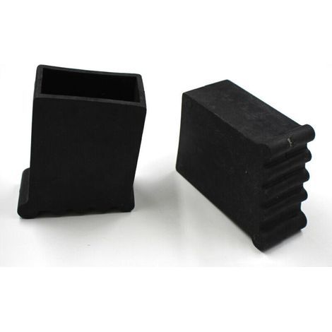 BUNTHAUS CSPARKV Pieds D'Échelle 50x25CM, Embouts De Protection Pour Échelles, Pieds D'Échelle Pieds D'Échelle En Caoutchouc Antidérapants Pour Escabeaux, Pieds En Caoutchouc Vissables Avec Vis, 4 Piè