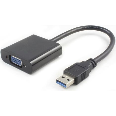 Adaptador MicroConnect USB 3.0 Tipo A - VGA Negro