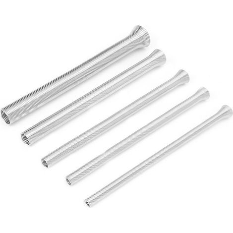 5 pièces plie-tubes à ressort acier ultra élastique 21 cm tube courbure câble électrique PVC (1/5)