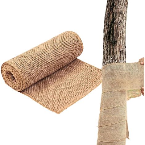 Generisch Protection des arbres en jute pour troncs d'arbres, barrière de protection contre le gel, 30300cm,pour jardin,paysage,plate-bande surélevée (1/5)