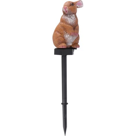 Lampe Solaire Décorative sur Piquet Lapin en Résine Étanche Ip65 Éclairage LED pour Pelouse Jardin Extérieur Lampe d'Éclairage Nocturne à Énergie Solaire pour Terrasse Patio (1/5)