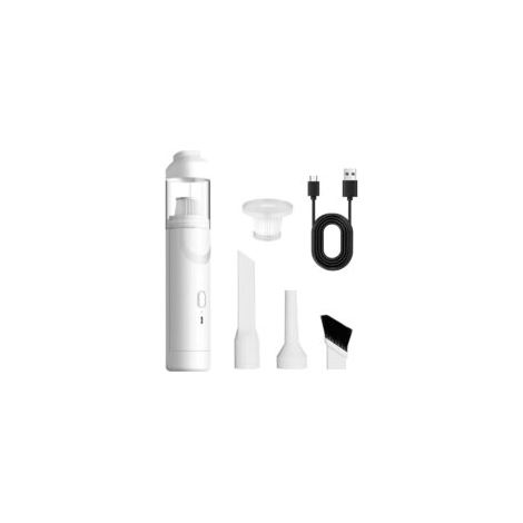 Aspiradora de mano, aspiradora inalámbrica para coche, portátil, ligera, sin cables, con batería recargable, aspiradora de mano para coche, oficina, teclados - Crezuo (1/4)
