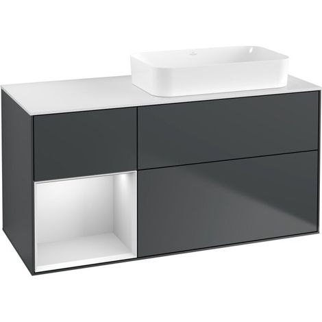 Villeroy & Boch F681MTHG Meuble sous-lavabo Finion F68 (1/2)