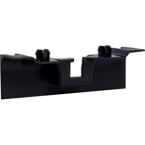 Pièce de recouvrement de support d'appareillage pour plinthe SL20055 noir (SL20055AF9011)