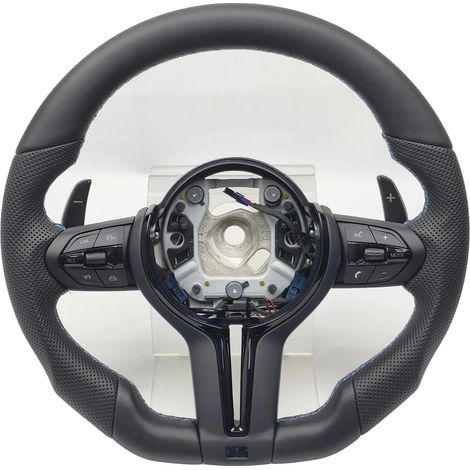 Volante in pelle traforata, compatibile con modelli di veicoli di lusso, M3 senza airbag (1/2)