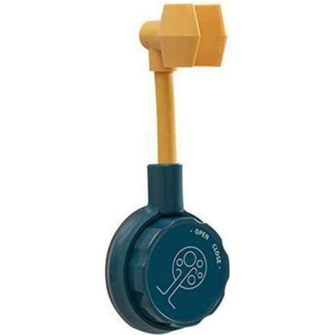 360° drehbarer und verstellbarer Duschkopfhalter, universelle Wandhalterung für Duschkopf, verstellbar für Badezimmer (Blau) (1/5)