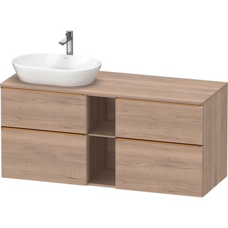 D-Neo Duravit Meuble sous-vasque sur console suspendu (découpe à (1/4)