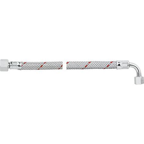 Flexible de bruleur fioul avec ecrou-raccord 3/8", coude 90 avec SR 8LLR l 1000 mm, Hermann HL50, Giersch