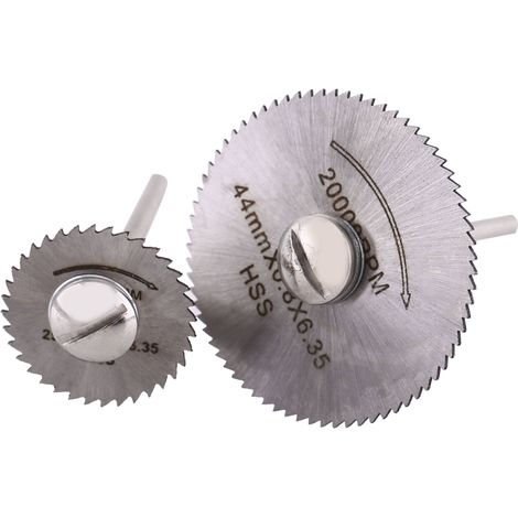 Mini-HSS-Rotationssägeblätter für Metall und Holz, Set mit 2 Wellen für Elektrowerkzeuge (1/5)
