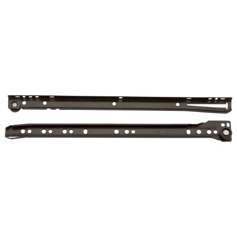 coppia guide per cassetti scorrevoli in acciaio bianco 60 cm guida cassetto