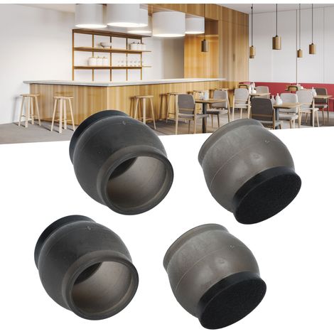 Protectores para patas de sillas con acolchado de fieltro TPR 20 unidades Funda antideslizante y resistente a los arañazos para mesas y sillas. (1/5)