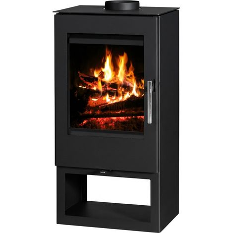 Victoria Kaminofen Toledo Schwarz mit 7kW (1/4)