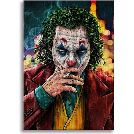 Joker - Quadro Canvas Contemporaneo su telaio in legno - Misura: 50x70 cm (1/4)
