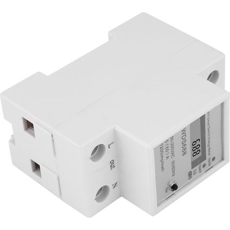Compteur d'énergie intelligent WDS688 monophasé multifonction avec télécommande, wattmètre 90250 VCA 560 A (1/5)