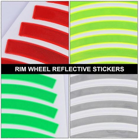 Autocollants réfléchissants pour vélo, visibilité nocturne, 10 pièces par paquet, accessoire de sécurité enfant, couleur aléatoire, conception imperméable et réfléchissante. (1/5)