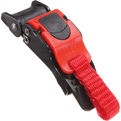 Boucle rapide pour casque de moto, clip de sangle réglable avec système de verrouillage rapide