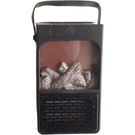 Chauffage d'appoint portable Shake the Sound Explosion à effet flamme, mini chauffage d'appoint multifonction pour la maison, imitation feu, chauffage rapide (1/5)