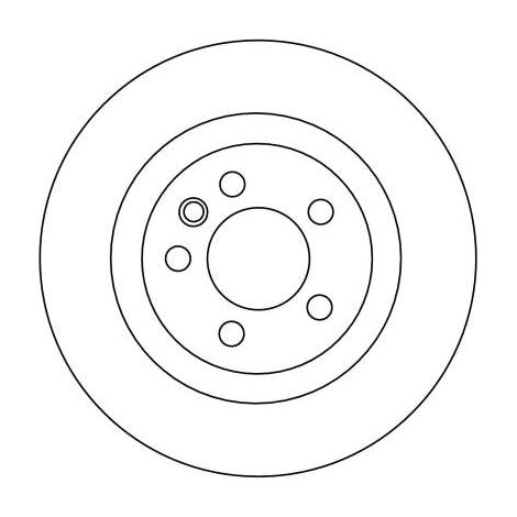 Lot de 2 Disques de frein TRW Automotive DF4343S LAND ROVER 4H221027BA SDB00013