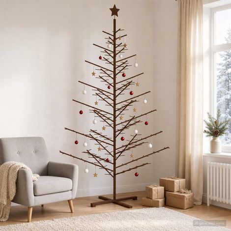 vidaXL Albero di Natale in legno KOTKA 240 cm