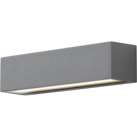 WILLY Applique Monoemissione a LED 7W, 3000K-4000K CCT Switch, IP54, Struttura Grigia in Alluminio pressofuso - Rossini Illuminazione (1/3)