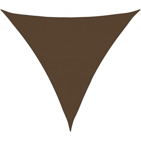 Maison Exclusive - Sonnensegel 160 g/m² Braun 6x6x6 m HDPE