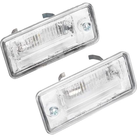 Éclairage pour plaque d'immatriculation, 1 paire Feux 8E0807430A 8E0807430B feu de plaque d'immatriculation adapté pour A3 A4 A5 A6 C6 A8 D3 Q7 RS4 (1/5)
