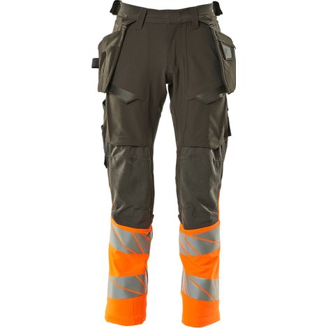 Mascot Hose mit Hängetaschen 19131-711-1814 Gr. 82C68 dunkelanthrazit/hi-vis orange