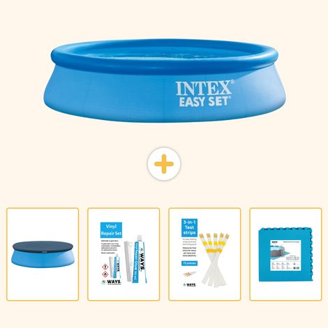 Intex Piscine Easy Set Ronde - 244x61 cm - 5-pièces S22375 (1/5)