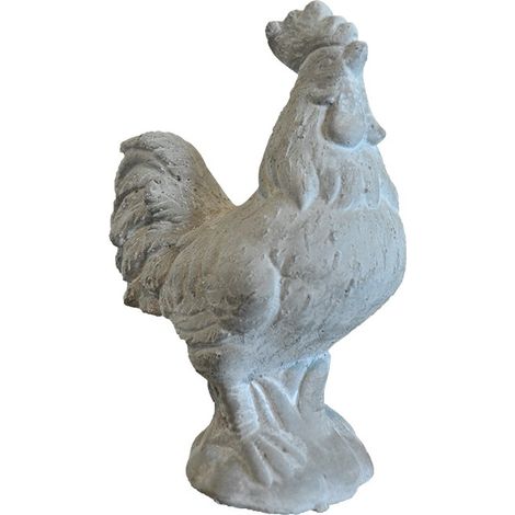 Petit coq ciment 10x05x13cm (1/2)