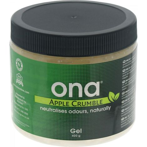 Anti-odeurs ONA gel APPLE Crumble en pot de 400gr