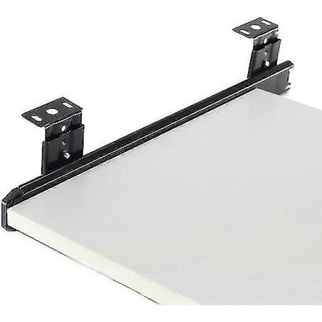Rails coulissants pour tiroir ou tablette clavier avec roulements à billes et réglage en hauteur (1/3)